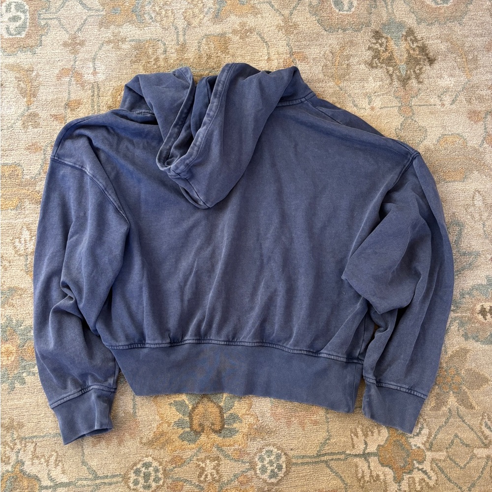 Navy Blue Women's Matching Zip Up Sweatset - Picture 5 of 9